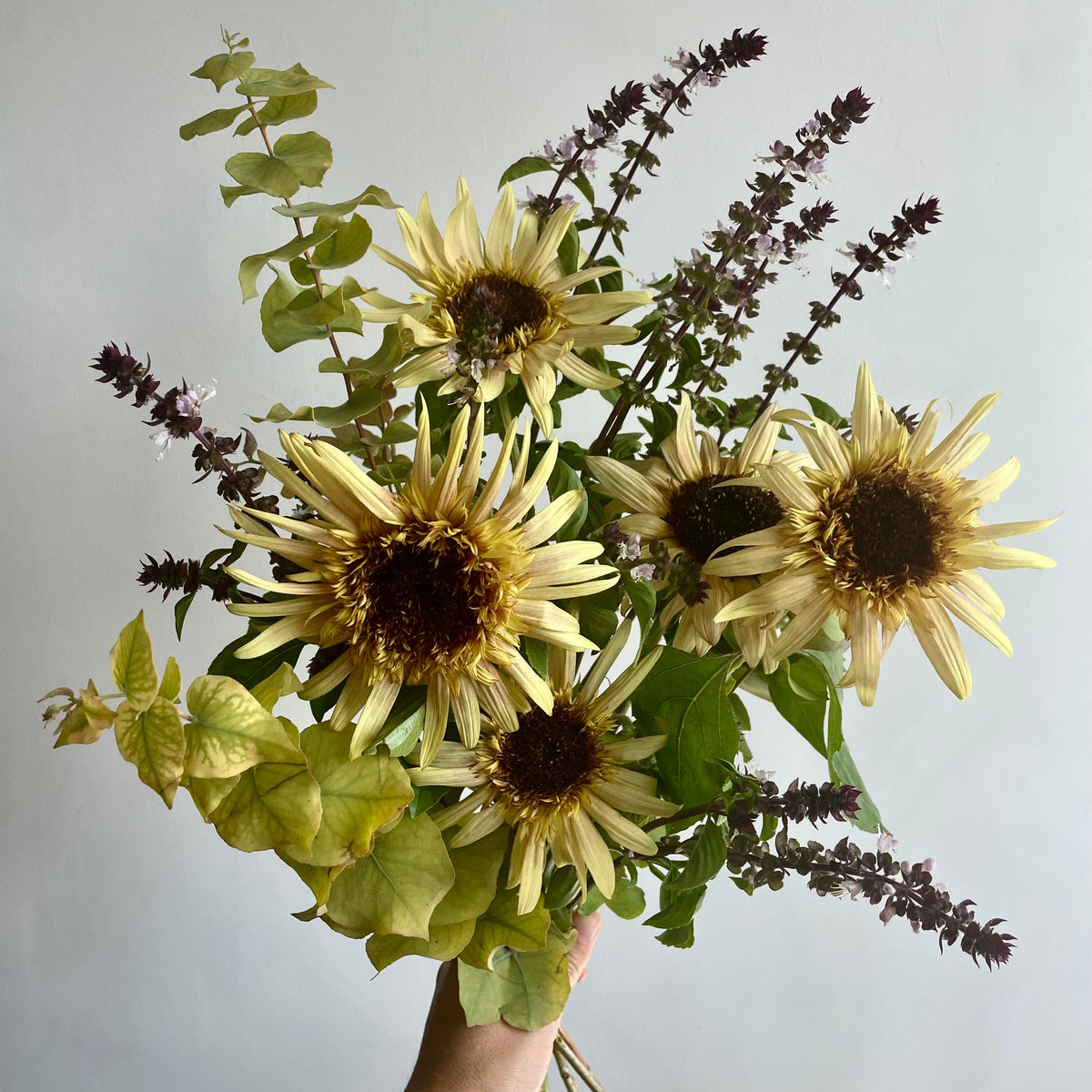 Le bouquet aux tournesols